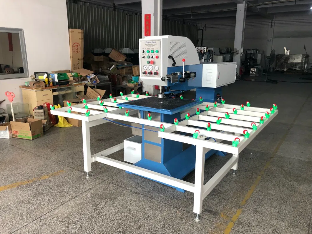 Dgdm4220 Glass Drilling Flat Edger &amp; Variable Miter Shape Mitering Beveling Washing Notching Engraving Sandblasting Breaking Polishing Edging Machine